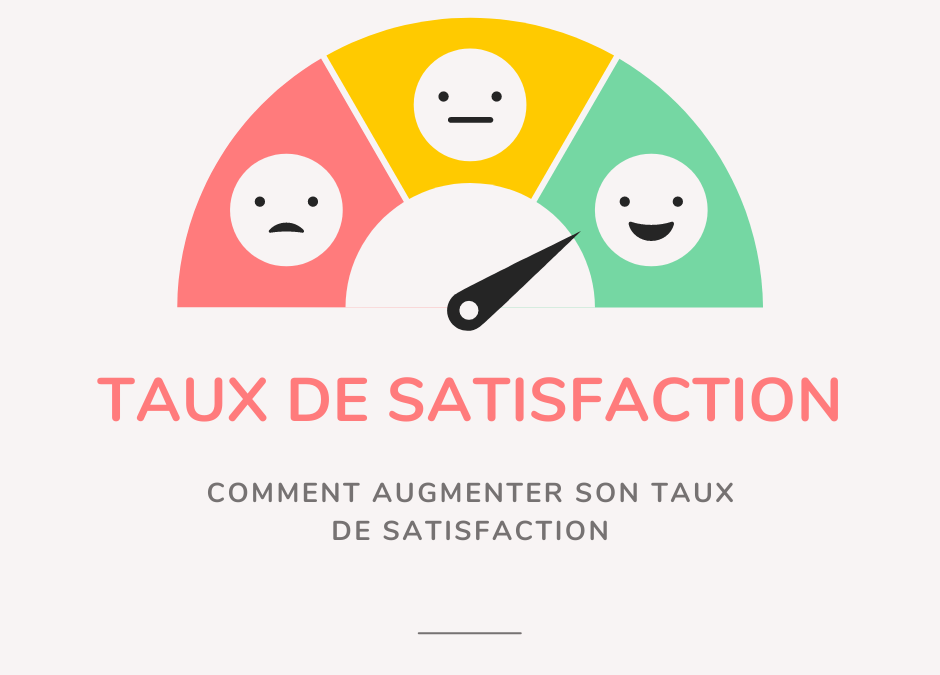 Comment augmenter votre taux de satisfaction ?